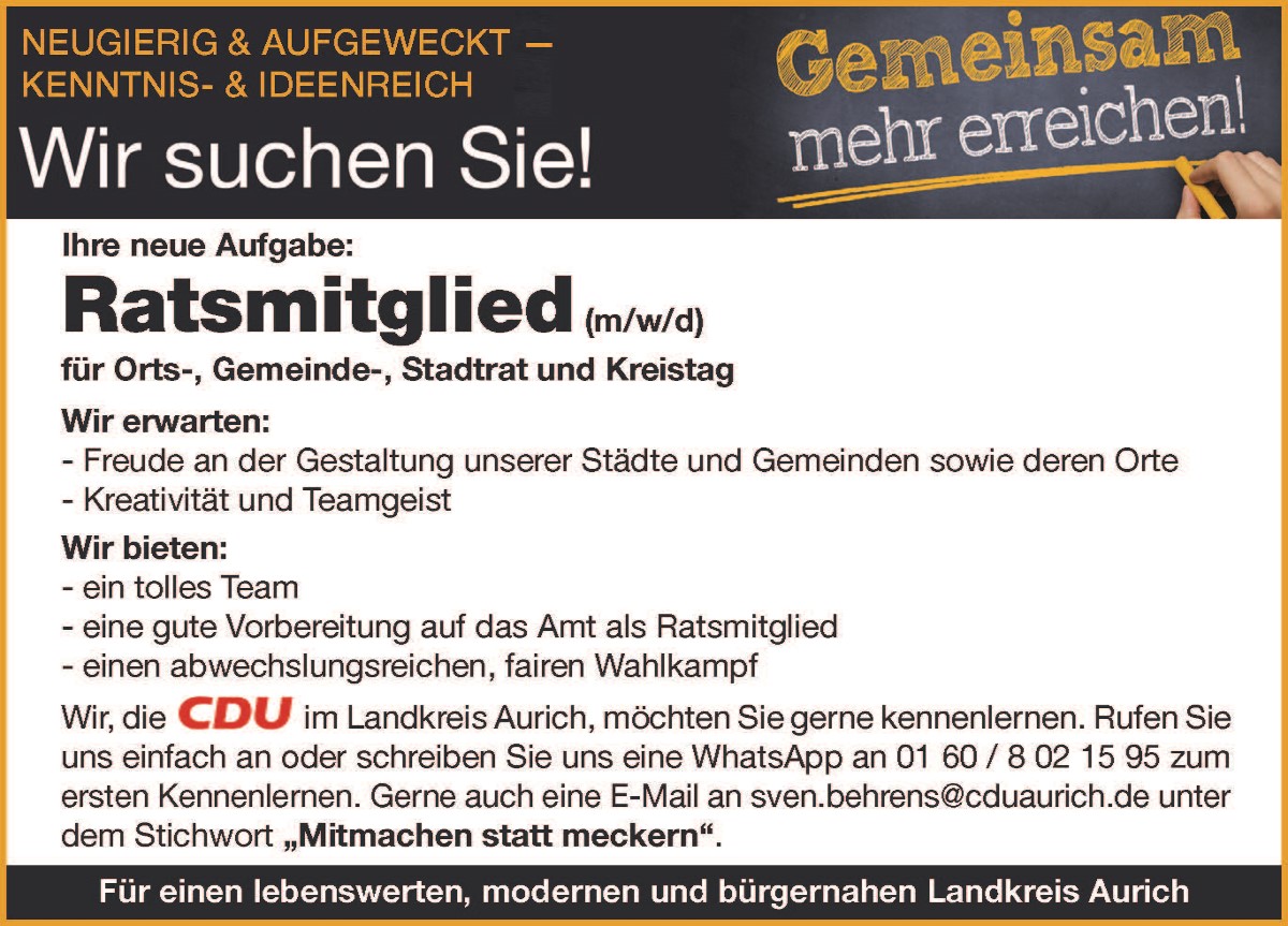Bewerbung